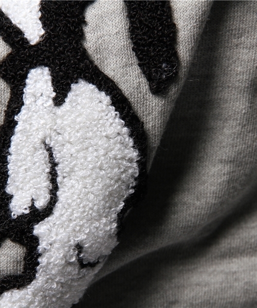 ROSE BUD（ローズバッド）の「【CLASSY掲載】【sweet掲載】LCTT-14258 CHENILLE EMB C/N R/S P/O（スウェット・レディース・ミックスグレー/ネイビー・ONE SIZE）」の3枚目の写真