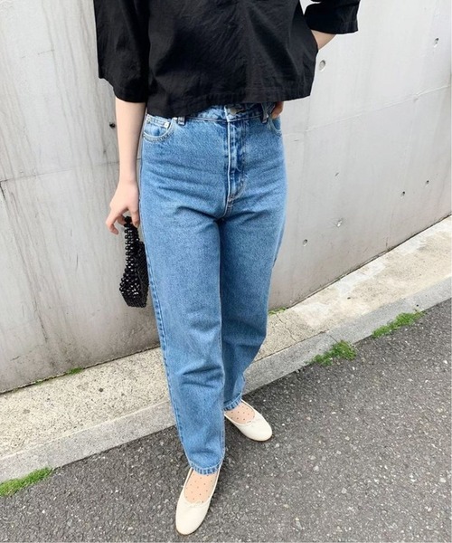 Charles Chaton（シャルルシャトン）の「forever　デニムパンツ（デニムパンツ・レディース・ブルー・38/36/34）」の4枚目の写真