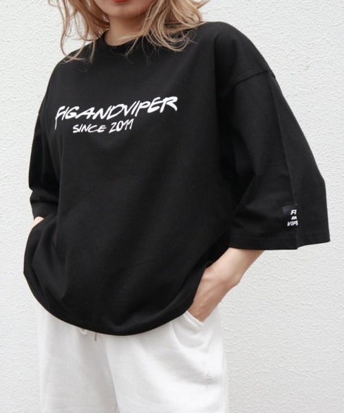 FIG&VIPER（フィグアンドバイパー）の「2011MID-T（Tシャツ/カットソー・レディース・ホワイト/ブラック・FREE）」の5枚目の写真