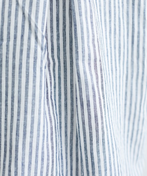 CRAFT STANDARD BOUTIQUE（クラフトスタンダードブティック）の「スキッパーリネンブレンドシャツ　＊◇（シャツ/ブラウス・レディース・ベージュ/ブルー系その他4/ネイビー/パープル/ストライプ/ブルー/オレンジ/アイボリー・FREE）」の17枚目の写真