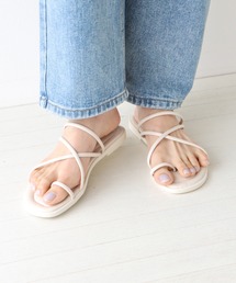 BLUEEAST | 2WAYストラップフラットサンダル(サンダル)