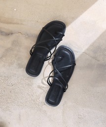 BLUEEAST | ふかふか2WAYストラップフラットサンダル(サンダル)