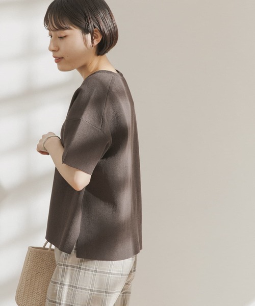 【良品】FORK＆SPOON ペーパーニットTシャツ 半袖 紙素材 良品】FORK＆SPOON ペーパーニットTシャツ 半袖 紙素材 - メルカリ