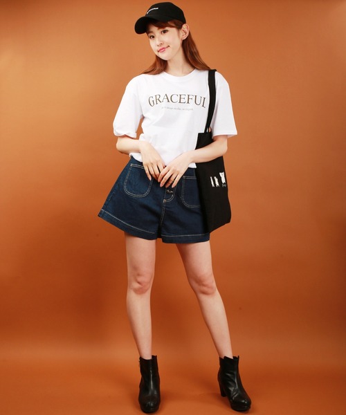 WESTSEA（ウエストシー）の「ストレッチデニム バックシャーリング ショートパンツ（その他パンツ・レディース・ホワイト/サックスブルー/ブルー・LL/M/L/S）」の11枚目の写真