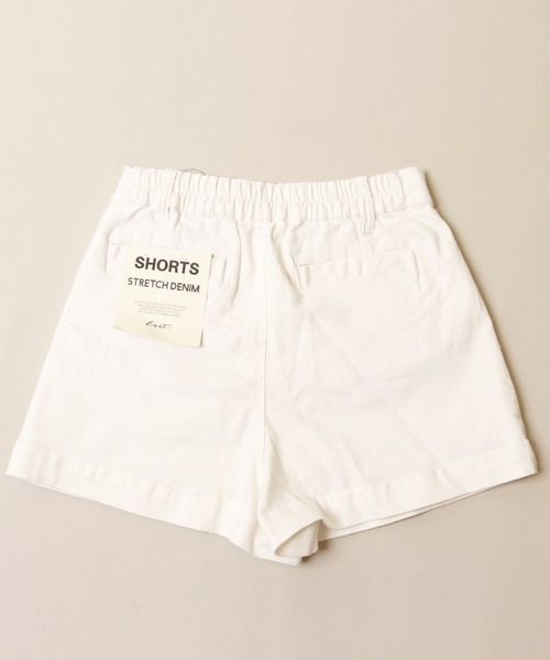 WESTSEA（ウエストシー）の「ストレッチデニム バックシャーリング ショートパンツ（その他パンツ・レディース・ホワイト/サックスブルー/ブルー・LL/M/L/S）」の21枚目の写真