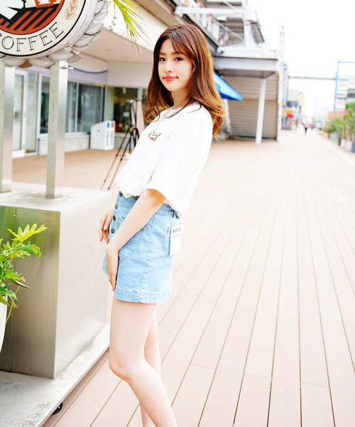 WESTSEA（ウエストシー）の「ストレッチデニム バックシャーリング ショートパンツ（その他パンツ・レディース・ホワイト/サックスブルー/ブルー・LL/M/L/S）」の18枚目の写真