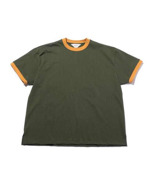 wonderland（ワンダーランド）の「＜wonderland＞ RINGER TEE/Tシャツ（Tシャツ/カットソー・メンズ・ダークグリーン/ライトブルー・1/2）」の11枚目の写真