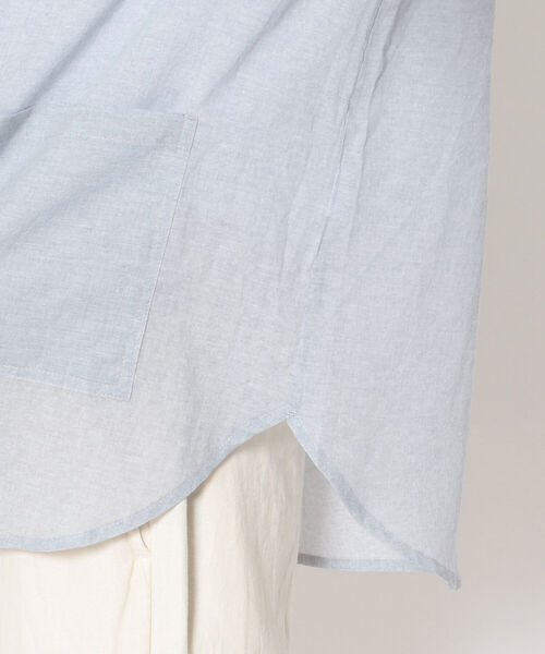 LUSOR（ルーソル）の「LUSOR（ルーソル）バイオローンシャツ（シャツ/ブラウス・メンズ・ホワイト/ブルー/グレー・FREE）」の11枚目の写真