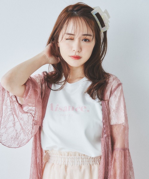 REVEYU(レブユー)の「REVEYU/There is room Tシャツ(Tシャツ/カットソー・レディース・オフホワイト/サックスブルー/ホワイト系その他・FREE)」の4枚目の写真