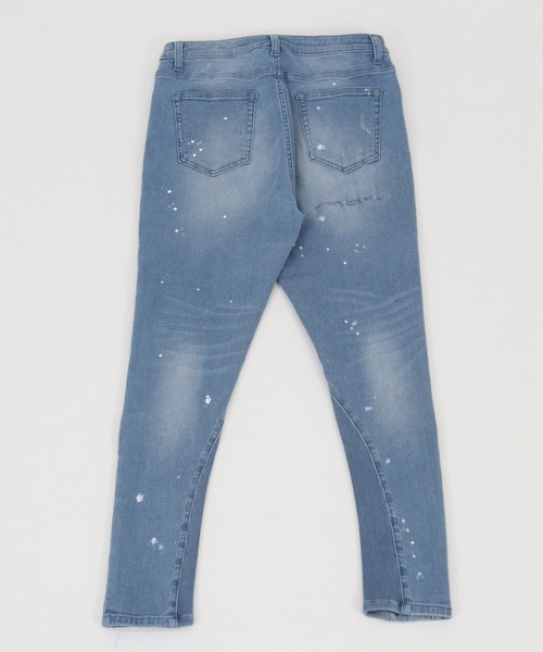 30%OFF【CAMBIO(カンビオ)】11oz Damage Paint Stretch Denim