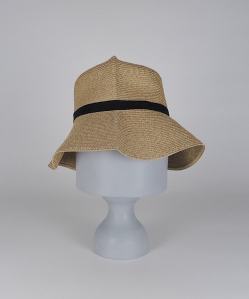 Bocodeco(ボコデコ)の「bocodeco Paper Braid Rollable Hat (SS21-BD-5)(ハット・メンズ・ベージュ系その他/ブラック系その他・FREE)」の8枚目の写真
