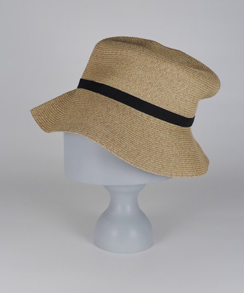 Bocodeco(ボコデコ)の「bocodeco Paper Braid Rollable Hat (SS21-BD-5)(ハット・メンズ・ベージュ系その他/ブラック系その他・FREE)」の9枚目の写真