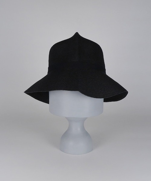 Bocodeco(ボコデコ)の「bocodeco Paper Braid Rollable Hat (SS21-BD-5)(ハット・メンズ・ベージュ系その他/ブラック系その他・FREE)」の4枚目の写真