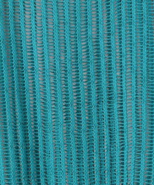 BEAUTY&YOUTH UNITED ARROWS（ビューティーアンドユースユナイテッドアローズ）の「BY 麻ブレンドメッシュショートスリーブ ニット -ウォッシャブル-（ニット/セーター・レディース・ブラック/ターコイズブルー/モカ・FREE）」の17枚目の写真