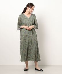 Lugnoncure | ペイズリープリントワンピース(ワンピース)