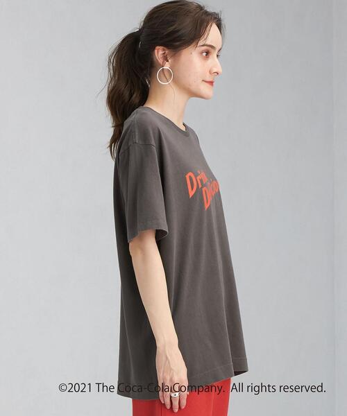 green label relaxing(グリーンレーベルリラクシング)の「【別注】DRINK プルオーバー カットソー ロゴ プリント Tシャツ(Tシャツ/カットソー・レディース・ブラック/オフホワイト/その他1・FREE)」の14枚目の写真