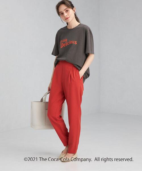 green label relaxing(グリーンレーベルリラクシング)の「【別注】DRINK プルオーバー カットソー ロゴ プリント Tシャツ(Tシャツ/カットソー・レディース・ブラック/オフホワイト/その他1・FREE)」の4枚目の写真