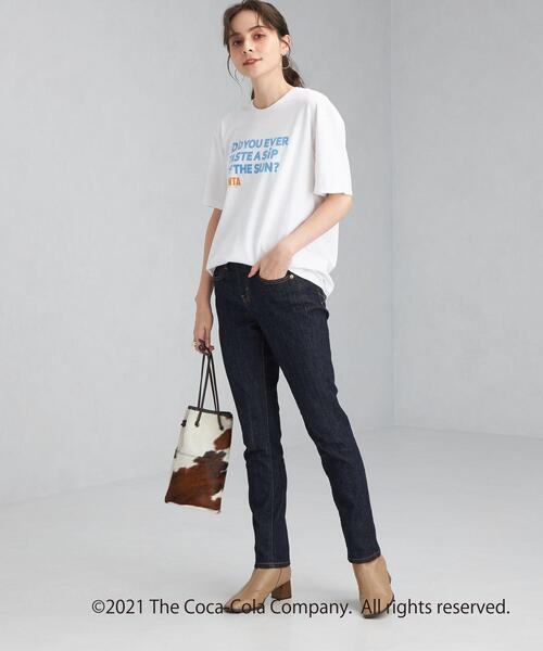 green label relaxing(グリーンレーベルリラクシング)の「【別注】DRINK プルオーバー カットソー ロゴ プリント Tシャツ(Tシャツ/カットソー・レディース・ブラック/オフホワイト/その他1・FREE)」の13枚目の写真