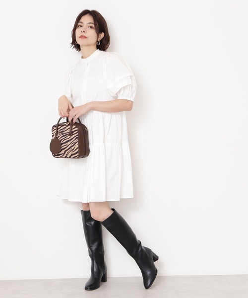 N.（N. Natural Beauty Basic）（エヌエヌナチュラルビューティーベーシック）の「◆サイドジップロングブーツ（ブーツ・レディース・ブラック/ベージュ・22.5/24.5/23.5）」の8枚目の写真