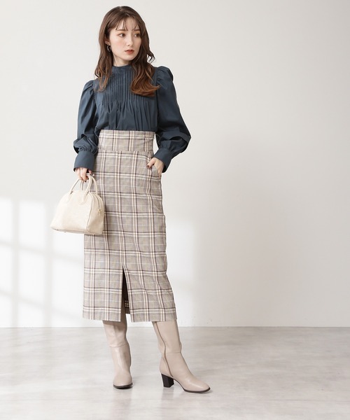 N.（N. Natural Beauty Basic）（エヌエヌナチュラルビューティーベーシック）の「◆サイドジップロングブーツ（ブーツ・レディース・ブラック/ベージュ・22.5/24.5/23.5）」の21枚目の写真