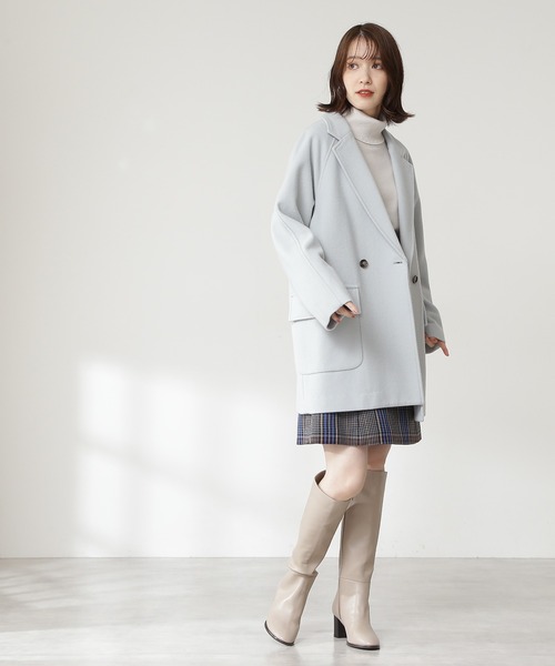 N.（N. Natural Beauty Basic）（エヌエヌナチュラルビューティーベーシック）の「◆サイドジップロングブーツ（ブーツ・レディース・ブラック/ベージュ・22.5/24.5/23.5）」の20枚目の写真