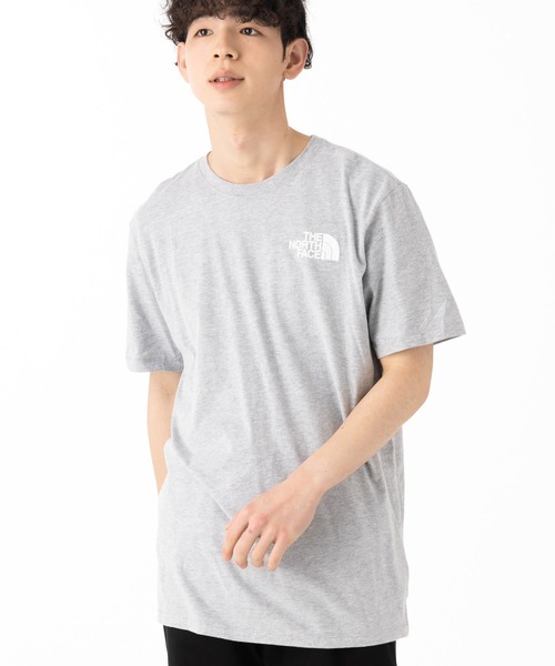 THE NORTH FACE(ザノースフェイス)の「ザノースフェイス 半袖 Tシャツ ボックスロゴ(Tシャツ/カットソー・メンズ・ホワイト/カーキ/ブラック/グリーン系その他/ブラック系その他/ホワイト系その他/ネイビー/グレー・L/XL/M/S/XXL)」の1枚目の写真