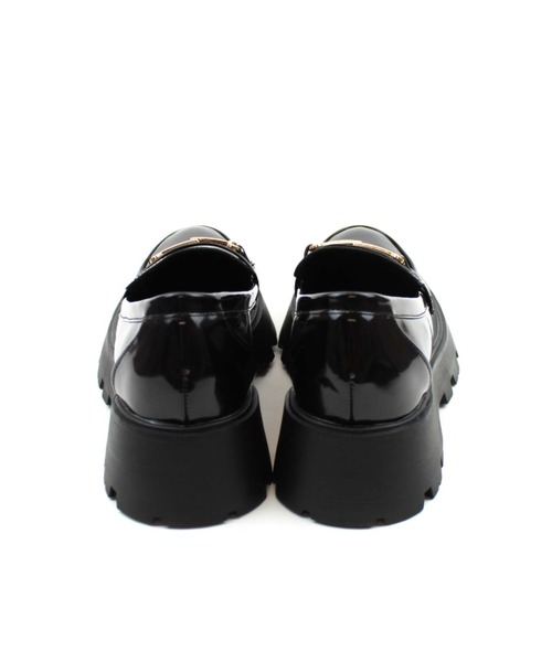 VIVIAN（ヴィヴィアン）の「厚底ビット付きローファー（ローファー・レディース・ブラック/ダークブラウン/ゼブラ・LL/S/M/L）」の5枚目の写真