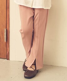 apres les cours | センタープリーツフレアパンツ 10分丈(その他パンツ)