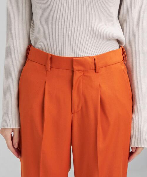 green label relaxing（グリーンレーベルリラクシング）の「TR マジコ タック テーパード パンツ -マシーンウォッシャブル-（その他パンツ・レディース・ブラック/オリーブ/オレンジ系その他/その他1/ピンク・44/46/40/38/42/36/34）」の20枚目の写真