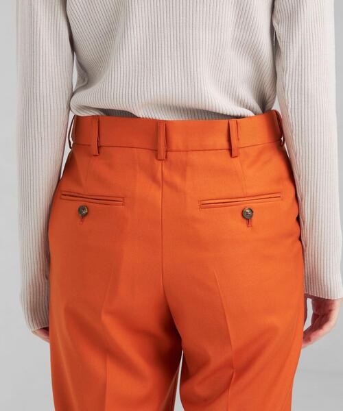 green label relaxing（グリーンレーベルリラクシング）の「TR マジコ タック テーパード パンツ -マシーンウォッシャブル-（その他パンツ・レディース・ブラック/オリーブ/オレンジ系その他/その他1/ピンク・44/46/40/38/42/36/34）」の14枚目の写真