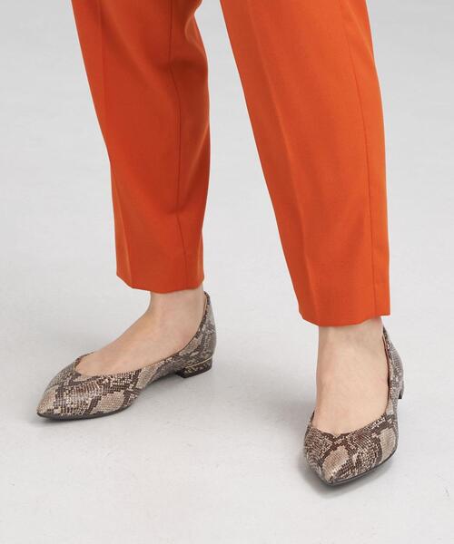 green label relaxing（グリーンレーベルリラクシング）の「TR マジコ タック テーパード パンツ -マシーンウォッシャブル-（その他パンツ・レディース・ブラック/オリーブ/オレンジ系その他/その他1/ピンク・44/46/40/38/42/36/34）」の12枚目の写真