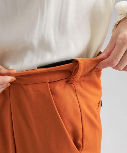 green label relaxing（グリーンレーベルリラクシング）の「TR マジコ タック テーパード パンツ -マシーンウォッシャブル-（その他パンツ・レディース・ブラック/オリーブ/オレンジ系その他/その他1/ピンク・44/46/40/38/42/36/34）」の17枚目の写真