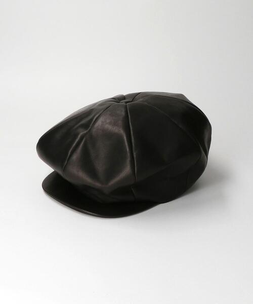 Hender Scheme（エンダースキーマ）の「＜Hender Scheme(エンダー スキーマ)＞ horse casquette/キャスケット■■■（キャスケット・メンズ・ブラック/ダークブラウン・FREE）」の2枚目の写真