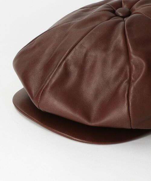 Hender Scheme（エンダースキーマ）の「＜Hender Scheme(エンダー スキーマ)＞ horse casquette/キャスケット■■■（キャスケット・メンズ・ブラック/ダークブラウン・FREE）」の5枚目の写真