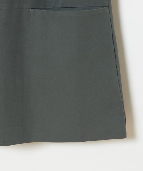 CIAOPANIC（チャオパニック）の「Vネックショルダータックジレ/セットアップ着用可能（ベスト・レディース・ブラウン/ピンク/グリーン・FREE）」の17枚目の写真