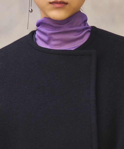 PUBLIC TOKYO（パブリックトウキョウ）の「【S120ウール】MANTECO ショートコート（その他アウター・レディース・ブラック/ベージュ/ブラウン/オレンジ・FREE）」の11枚目の写真