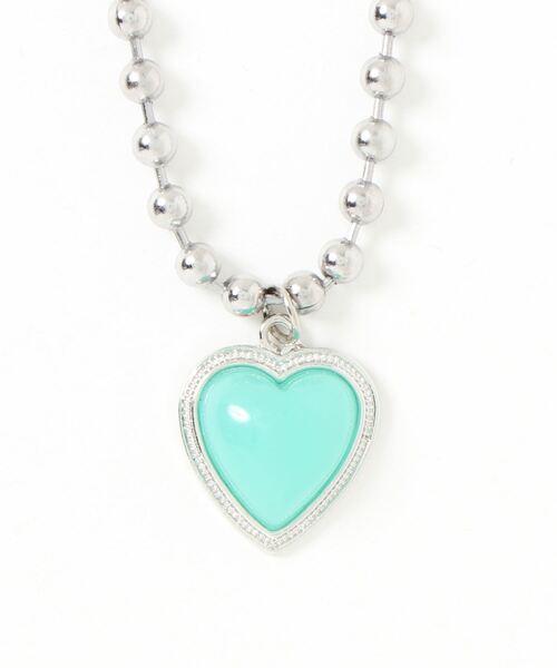 Ein（アイン）の「Ein/ガーリーチェーンネックレス（ネックレス・レディース・ホワイト/パープル/シルバー/ブルー・FREE）」の10枚目の写真