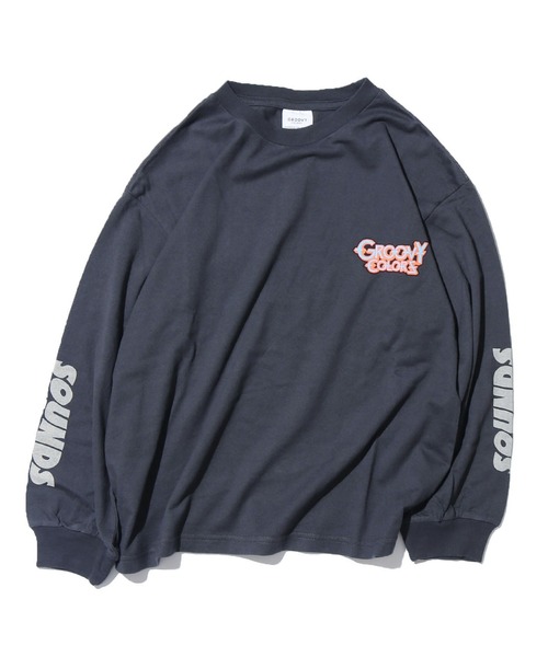 GROOVY COLORS（グルービーカラーズ）の「GROOVY COLORS/グルービーカラーズ テンジク METAL BAT WING L/S TEE 袖ロゴ ロンT オーバーサイズ（Tシャツ/カットソー・キッズ・ホワイト/ブラック・130/140）」の19枚目の写真