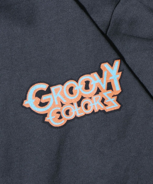 GROOVY COLORS（グルービーカラーズ）の「GROOVY COLORS/グルービーカラーズ テンジク METAL BAT WING L/S TEE 袖ロゴ ロンT オーバーサイズ（Tシャツ/カットソー・キッズ・ホワイト/ブラック・130/140）」の15枚目の写真
