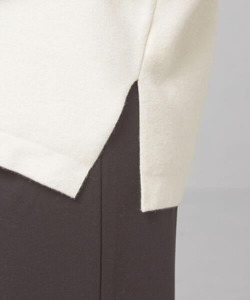 closet story(クローゼットストーリー)の「【WEB限定】<closet story>キーネック ユルプルオーバー ニット -ウォッシャブル-(ニット/セーター・レディース・ホワイト/ネイビー/マスタード・FREE)」の7枚目の写真