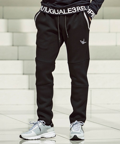 1PIU1UGUALE3 RELAX (ウノピゥウノウグァーレトレ リラックス)の「1PIU1UGUALE3 RELAX(ウノピゥウノウグァーレトレ)デジタルロゴポンチパンツ(その他パンツ・メンズ・ブラック/ネイビー/トップグレー/オフホワイト・S/M/L/XL/XXL)」の3枚目の写真