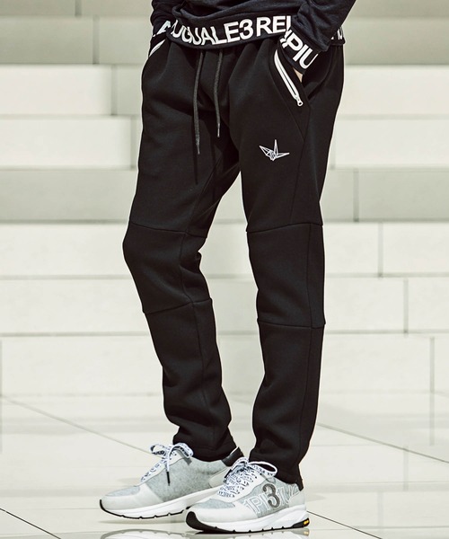 1PIU1UGUALE3 RELAX (ウノピゥウノウグァーレトレ リラックス)の「1PIU1UGUALE3 RELAX(ウノピゥウノウグァーレトレ)デジタルロゴポンチパンツ(その他パンツ・メンズ・ブラック/ネイビー/トップグレー/オフホワイト・S/M/L/XL/XXL)」の19枚目の写真