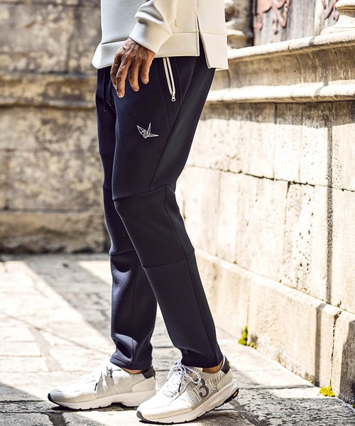 1PIU1UGUALE3 RELAX (ウノピゥウノウグァーレトレ リラックス)の「1PIU1UGUALE3 RELAX(ウノピゥウノウグァーレトレ)デジタルロゴポンチパンツ(その他パンツ・メンズ・ブラック/ネイビー/トップグレー/オフホワイト・S/M/L/XL/XXL)」の9枚目の写真