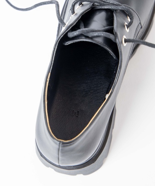 WEGO(ウィゴー)の「WEGO/レースアップボリュームシューズ(ブーツ・レディース・ブラック・MEDIUM/LARGE/SMALL/X-LARGE)」の6枚目の写真