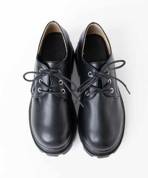 WEGO(ウィゴー)の「WEGO/レースアップボリュームシューズ(ブーツ・レディース・ブラック・MEDIUM/LARGE/SMALL/X-LARGE)」の7枚目の写真