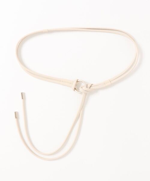 LAUTREAMONT（ロートレアモン）の「メタルロープベルト（ベルト・レディース・ブラック/オフホワイト・FREE）」の7枚目の写真