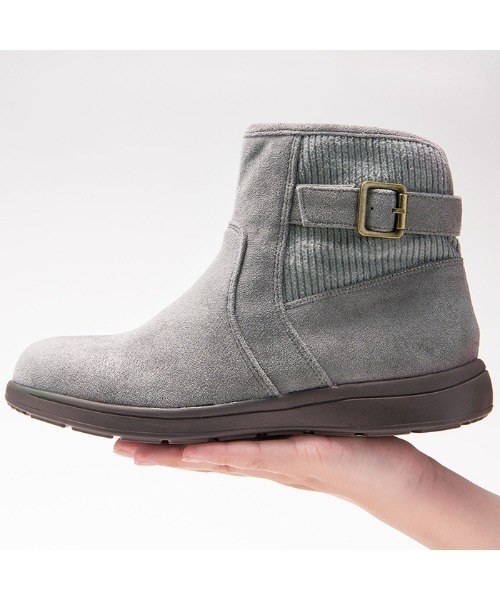 earth music&ecology(アースミュージックアンドエコロジー)の「【earth music&ecology】ニット切替スニーカーブーツ(ブーツ・レディース・ブラック/グレー/ブラウン・X-LARGE/LARGE/SMALL/MEDIUM)」の8枚目の写真