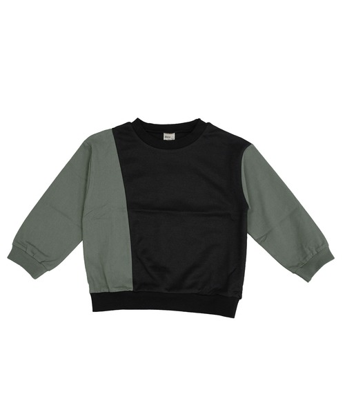 Bee des Bee（ビーデスビー）の「バイカラートップス（Tシャツ/カットソー・キッズ・グレー系/ブラック系/ホワイト×ブルー・120cm/130cm/150cm/110cm/140cm/100cm）」の7枚目の写真