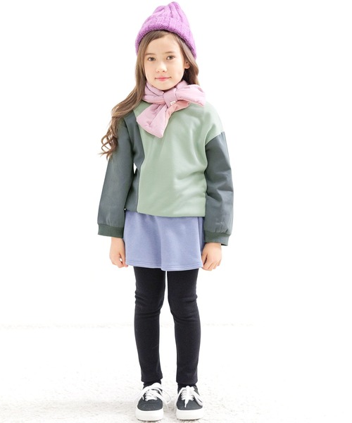 Bee des Bee（ビーデスビー）の「バイカラートップス（Tシャツ/カットソー・キッズ・グレー系/ブラック系/ホワイト×ブルー・120cm/130cm/150cm/110cm/140cm/100cm）」の15枚目の写真