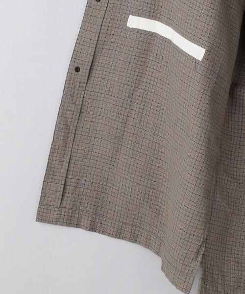 FUJITO（フジト）の「＜FUJITO（フジト）＞ チェック シャツ コート（シャツ/ブラウス・メンズ・グレー・1/2/3）」の5枚目の写真